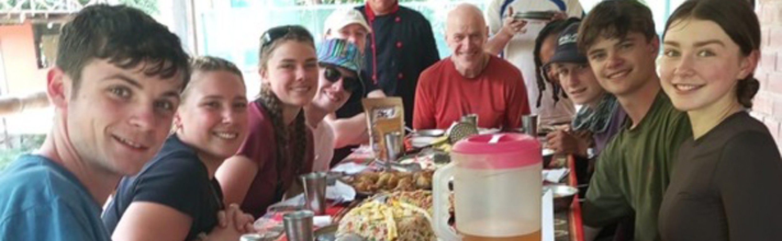 meal time  South American explorer